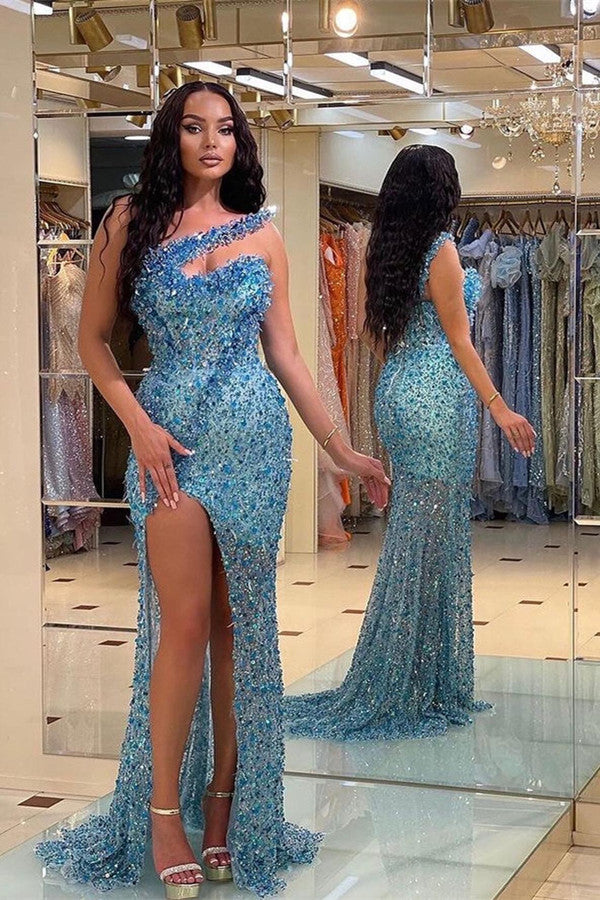 Vintage Blue Beadings Strapless Mermaid Prom Dress With Split


Vintage Blue Beadings Strapless Mermaid Prom Dress With Split