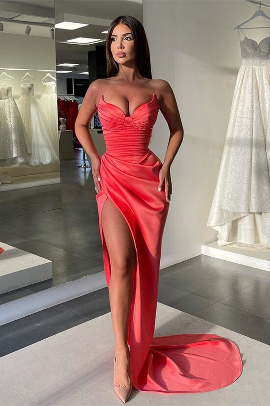 Long Mermaid Prom Dress With Split