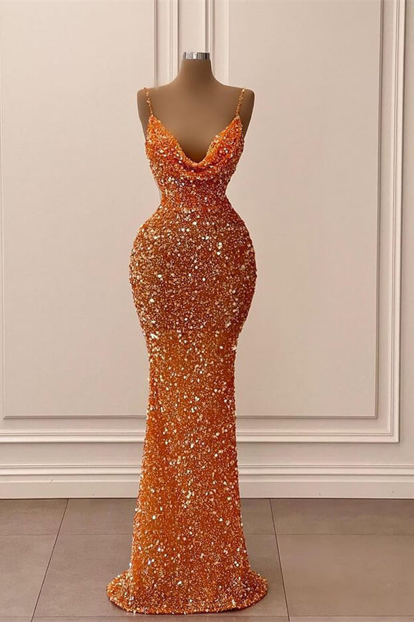 Orange V-Neck Spaghetti-Straps Long Mermaid Prom Dress With Sequins


Orange Mermaid Prom Dress with Sequins V-Neck Spaghetti Straps