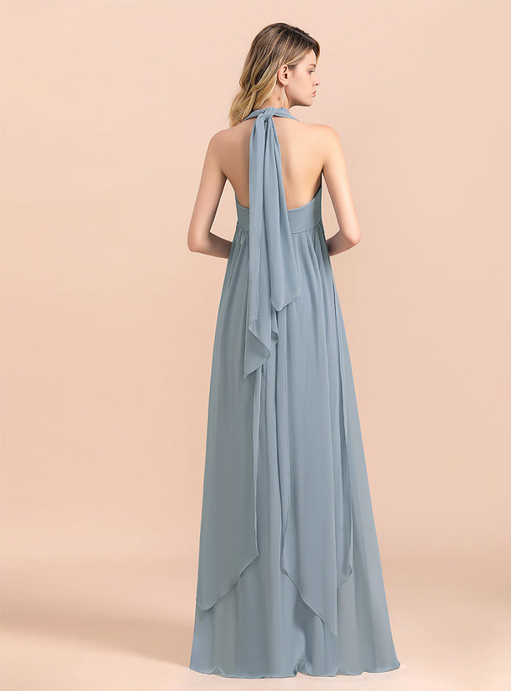 A-Line Sleeveless Floor-Length Dress-koscy