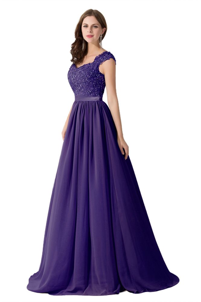 MISSHOW offers gorgeous Same as Picture,Blushing Pink,Burgundy,Regency,Lilac,Dark Navy,Black,Mint Green V-neck party dresses with delicately handmade Appliques in size 0-26W. Shop Floor-length prom dresses at affordable prices.