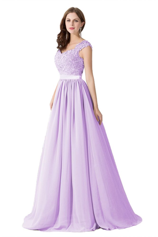 MISSHOW offers gorgeous Same as Picture,Blushing Pink,Burgundy,Regency,Lilac,Dark Navy,Black,Mint Green V-neck party dresses with delicately handmade Appliques in size 0-26W. Shop Floor-length prom dresses at affordable prices.