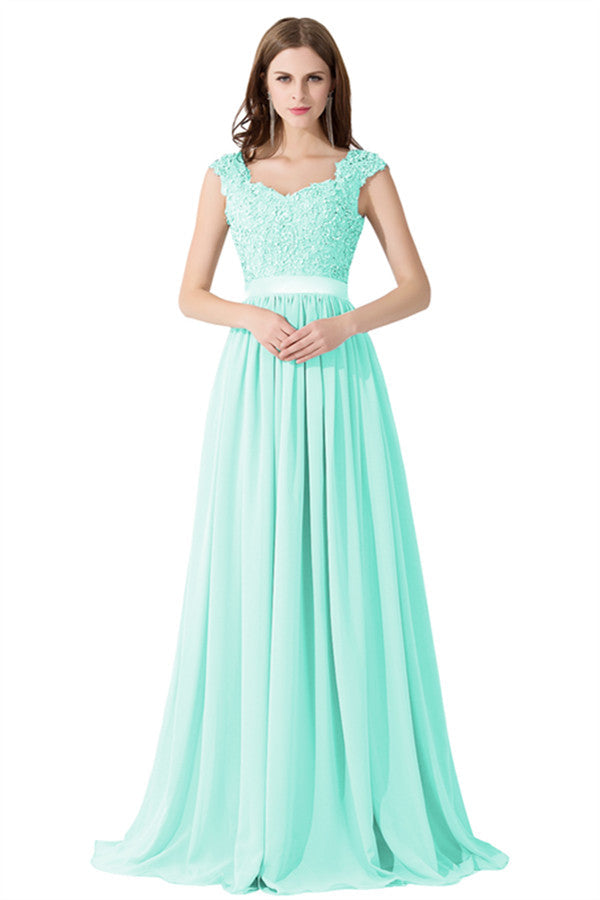 MISSHOW offers gorgeous Same as Picture,Blushing Pink,Burgundy,Regency,Lilac,Dark Navy,Black,Mint Green V-neck party dresses with delicately handmade Appliques in size 0-26W. Shop Floor-length prom dresses at affordable prices.