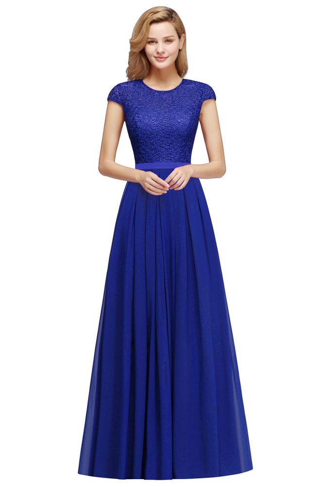 MISSHOW offers Elegant Cap Sleeves ALine Evening Swing Dress Navy Blue Long Party Dress at a good price from Nude pink,Candy Pink,Burgundy,Grape,Royal Blue,Dark Navy,Dusty Blue, to A-line  them. Stunning yet affordable Short Sleeves Prom Dresses,Evening Dresses,Homecoming Dresses,Bridesmaid Dresses,Quinceanera dresses.