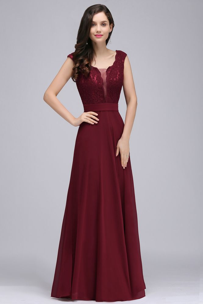 MISSHOW offers gorgeous Dusty Rose,Burgundy,Regency,Royal Blue,Dark Navy,Black Scoop party dresses with delicately handmade Lace in size 0-26W. Shop Floor-length prom dresses at affordable prices.