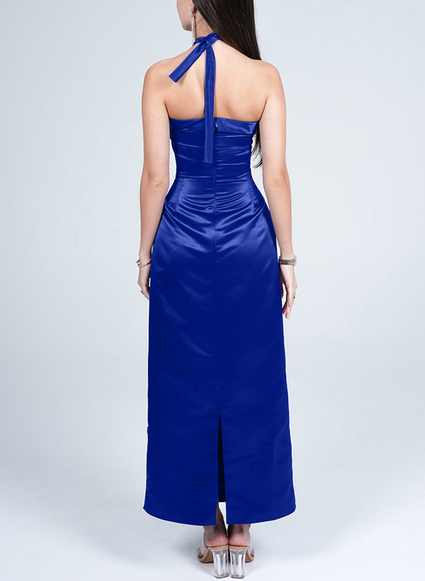 Halter Sleeveless Bridesmaid Dresses