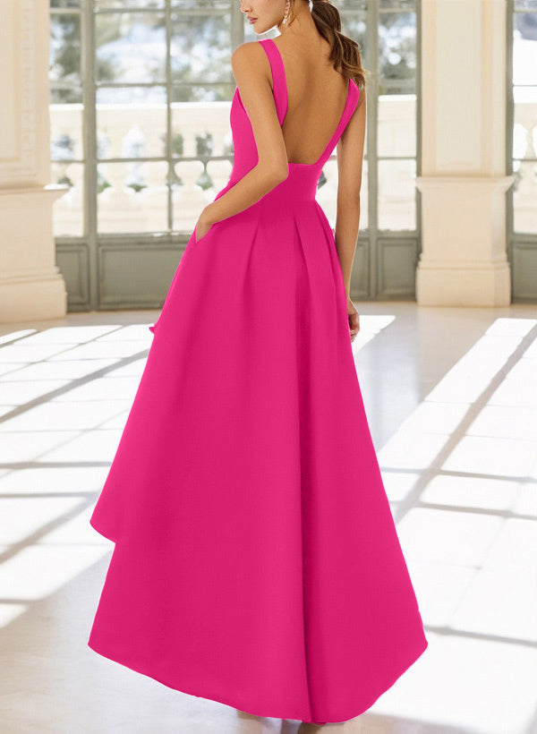 Sleeveless Satin Bridesmaid Dresses